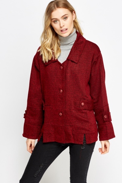 Button Detailed Jacket - Just $7
