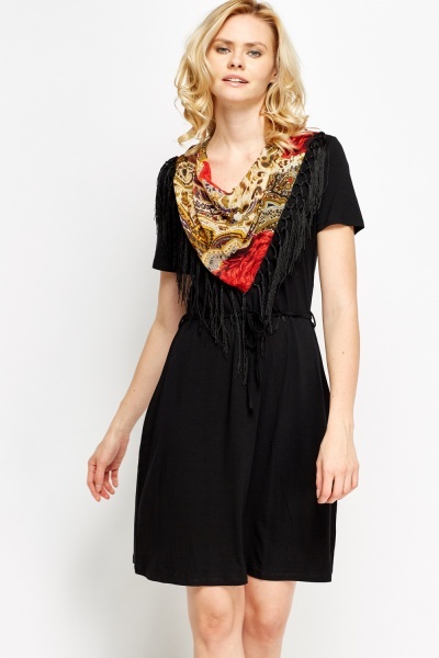 tassel swing dress