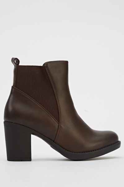 Block Ankle Boots - Just £5