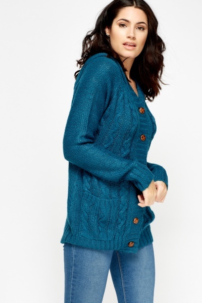 Button Up Knitted Cardigan - Just $7