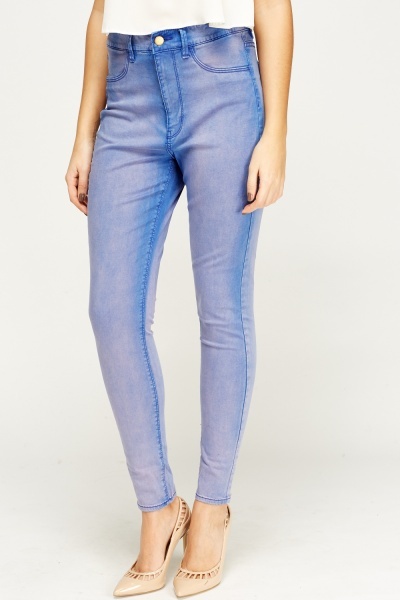 Washed Lavender Denim Jeans - Just $7