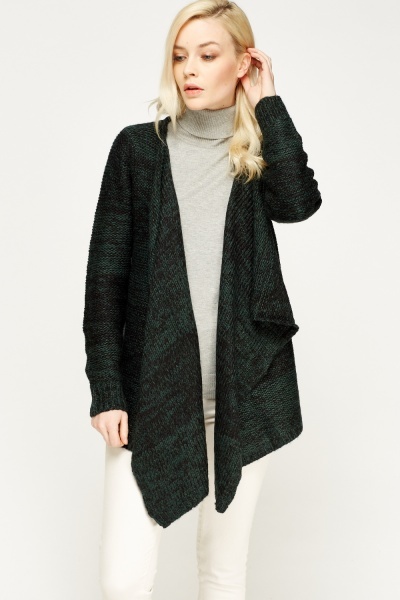 Asymmetric Speckled Cardigan - Just $7