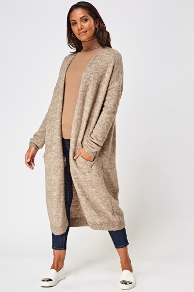 Knitted Long Line Cardigan - Just $7