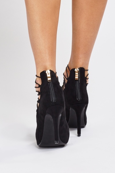 strappy court heels