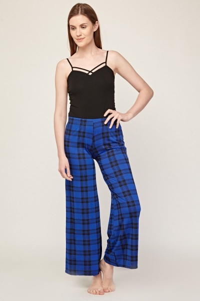 Image of Tartan Print Lounge Pants