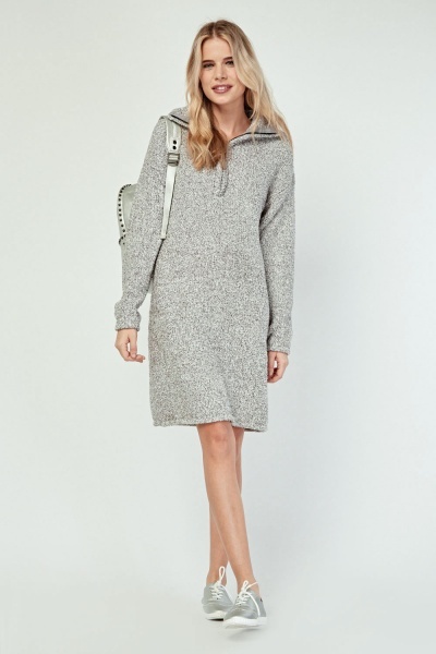 zip up jumper dress