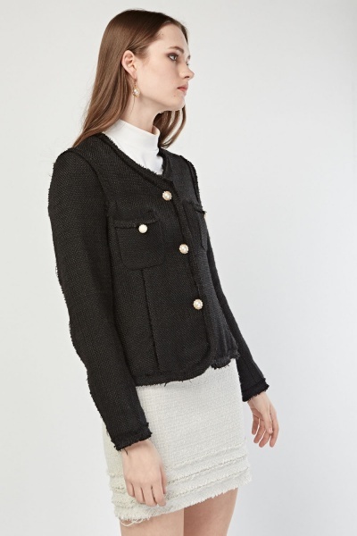 Black Tweed Jacket - Just $7