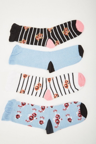 Image of 12 Pairs Of Womens Socks