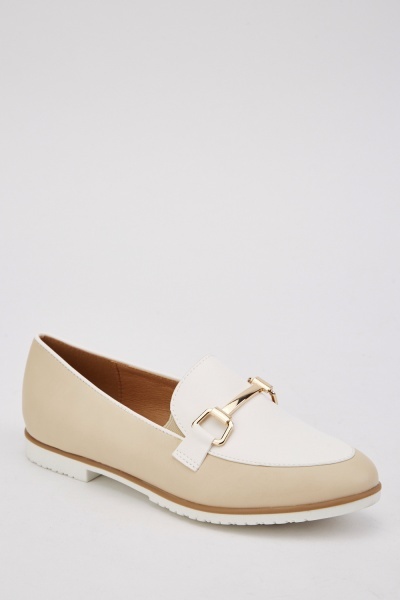 Women shoes Two Tone Contrast Loafers price