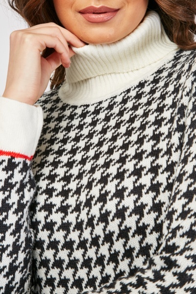 houndstooth jumper