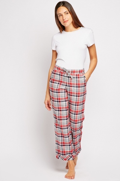 Plaid Pyjama Pants - Just $7