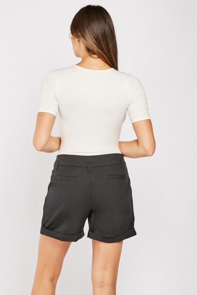 Black Cotton Shorts - Just $3