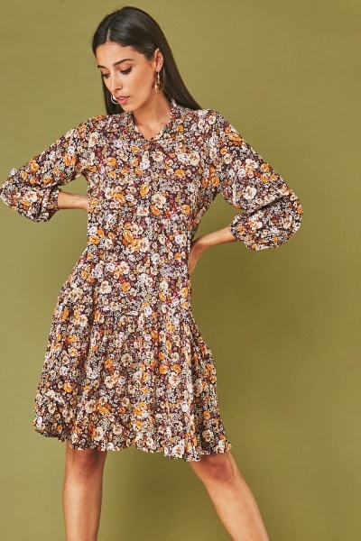 Women's Dresses Ditsy Floral Printed Shirt Dress price