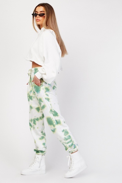 tie dye jogging bottoms