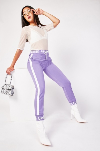 violet joggers