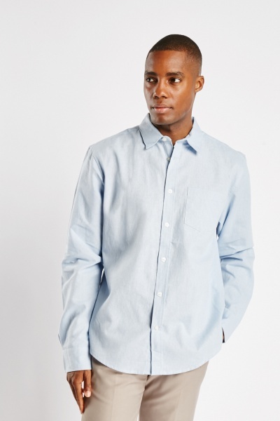 Light Blue Plain Shirt - Just $7