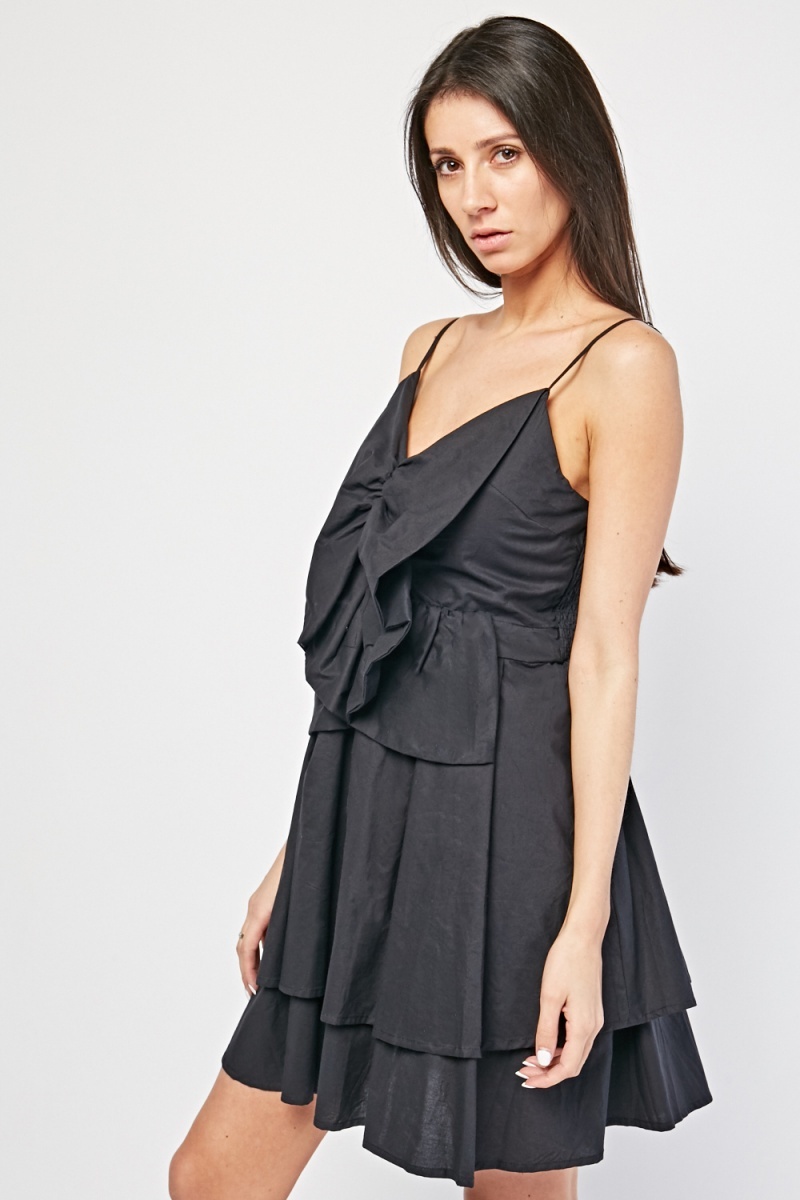 Large Bow Front Tiered Dress - Just $3