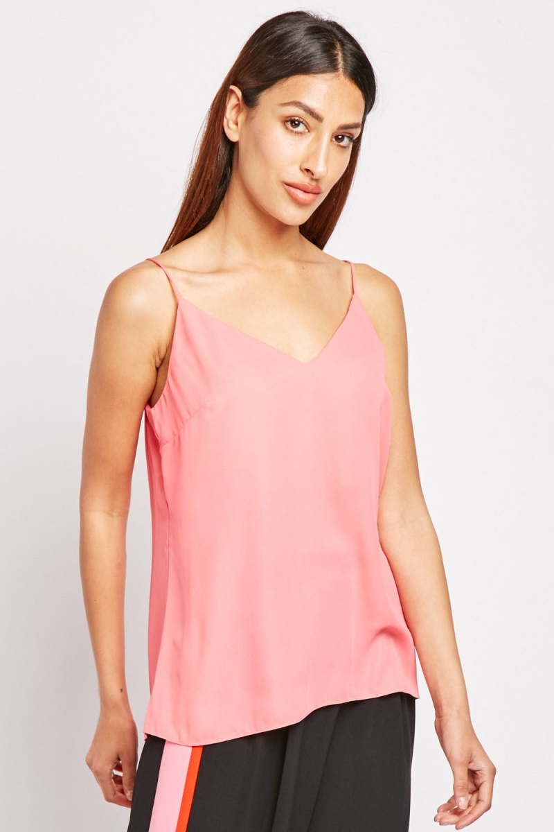 Pink Chiffon Camisole Top - Just $6