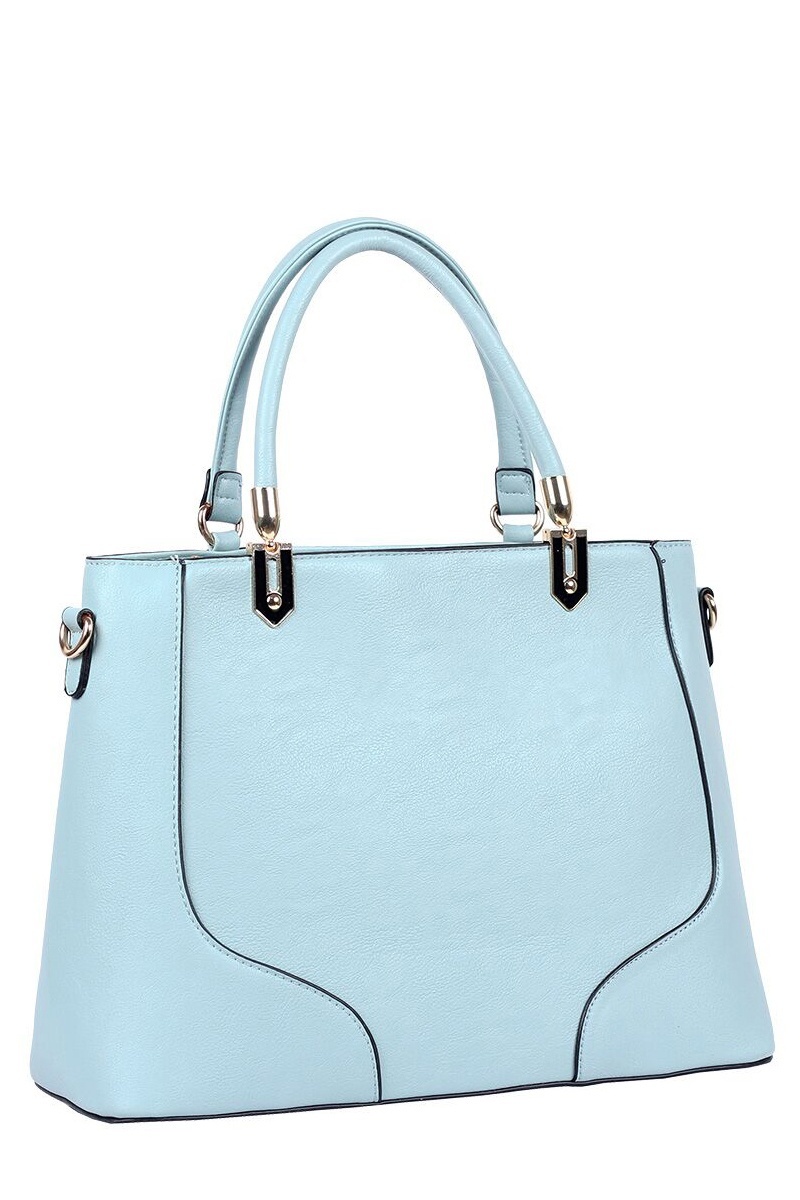 Light Blue Textured Tote Bag - Just $7