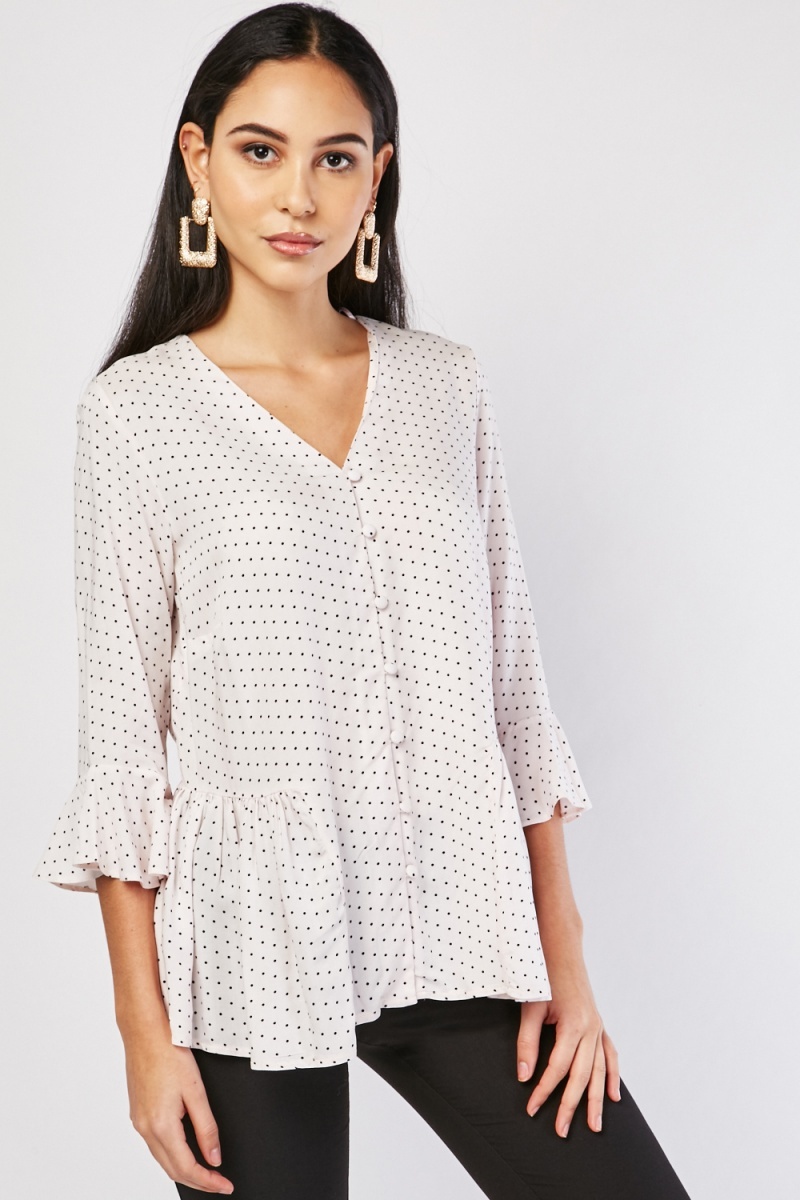 billowy sleeve blouse