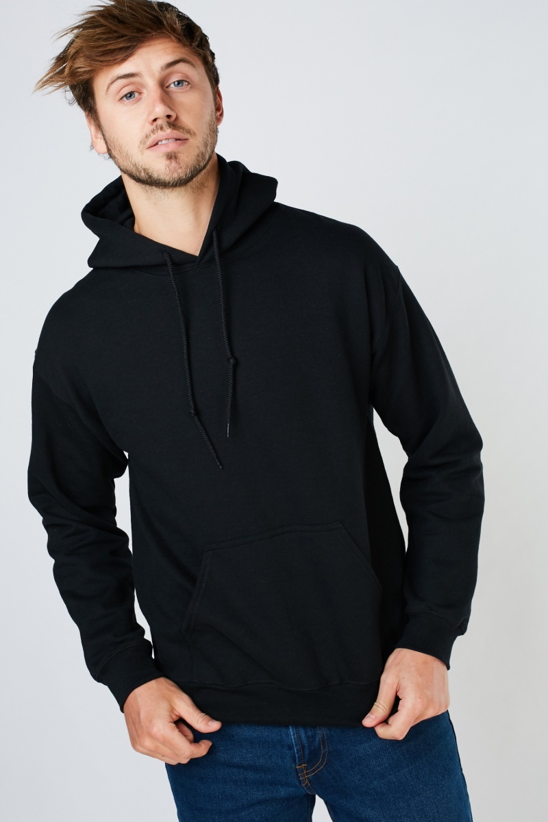 Pouch Pocket Front Hoodie - Just $7