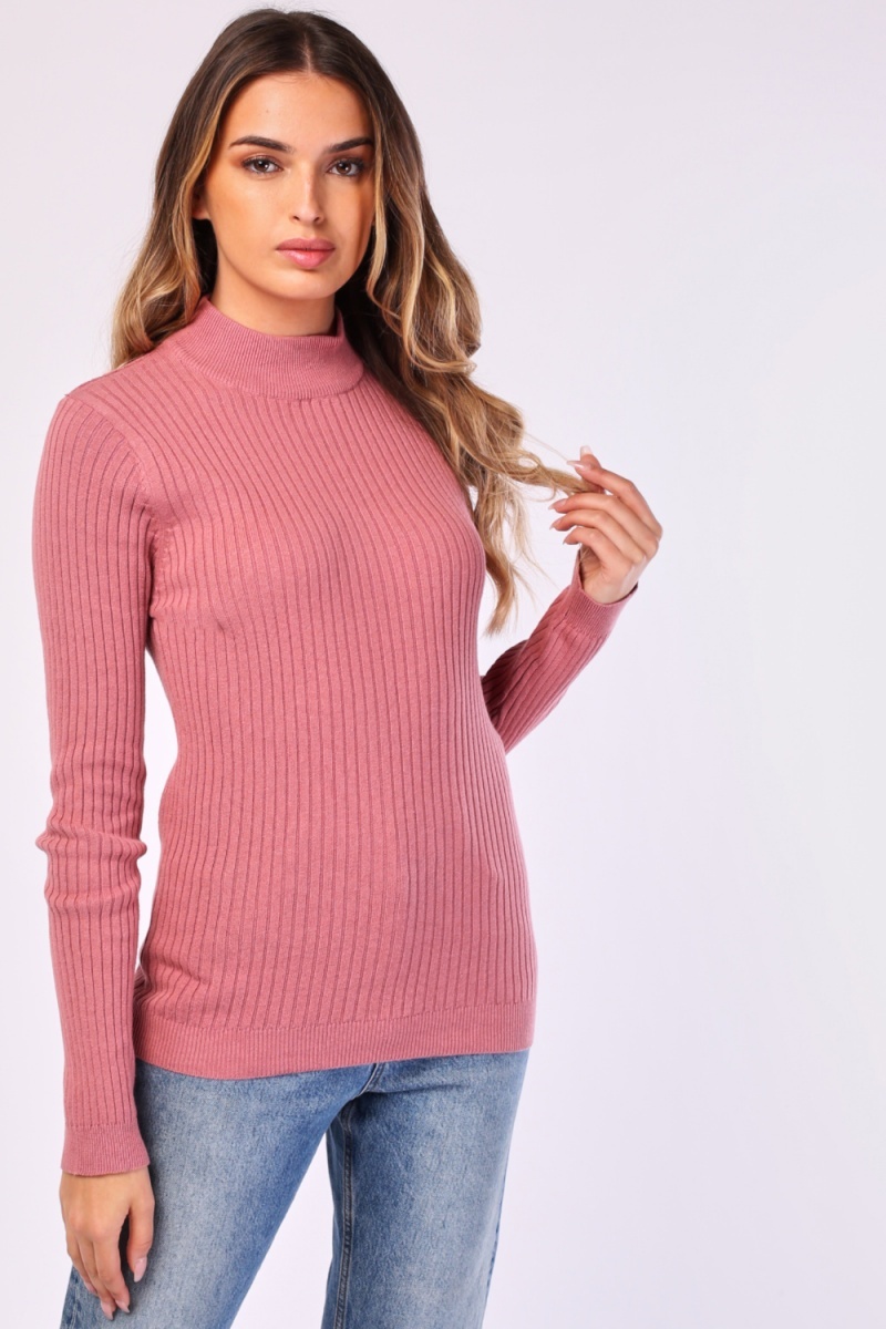 Long Sleeve Ribbed Knit Top - Just $7