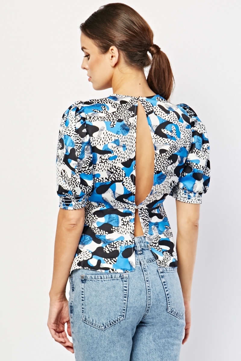 abstract blouse