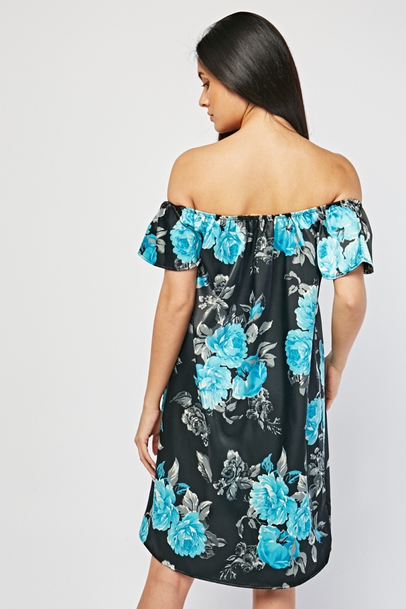 Off Shoulder Silky Dress - Just $3