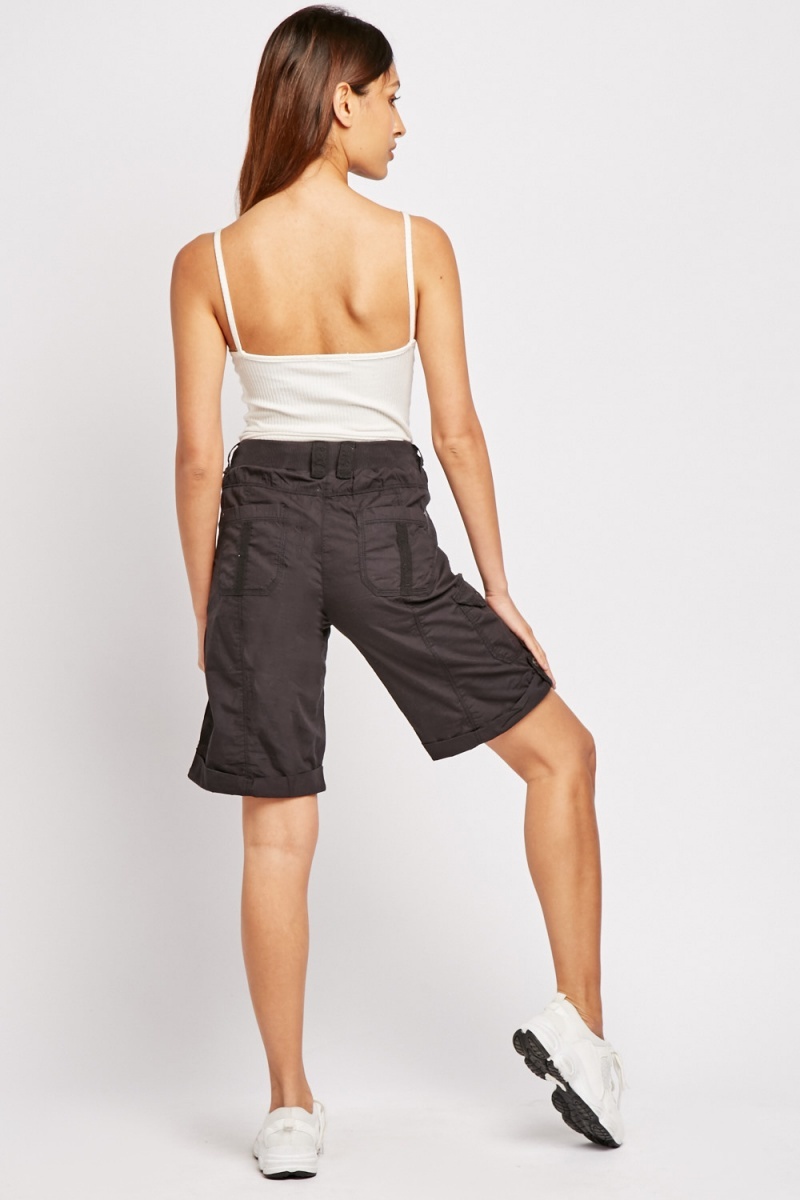 Black Lightweight Cotton Shorts - Just $7