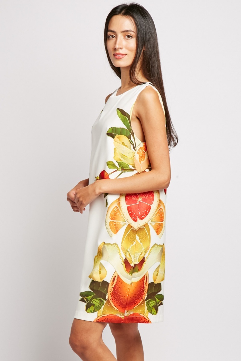 Fruit Print Shift Dress Just 6