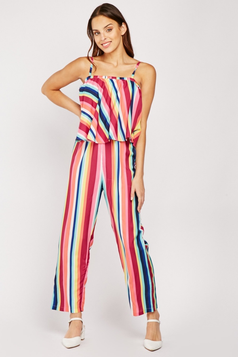 Candy Stripe Jumpsuit - Just $7