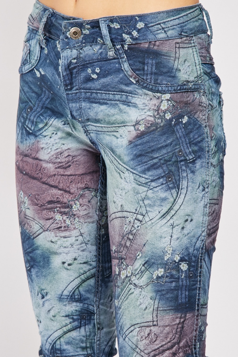 Reversible Denim Effect Jeans - Just $7