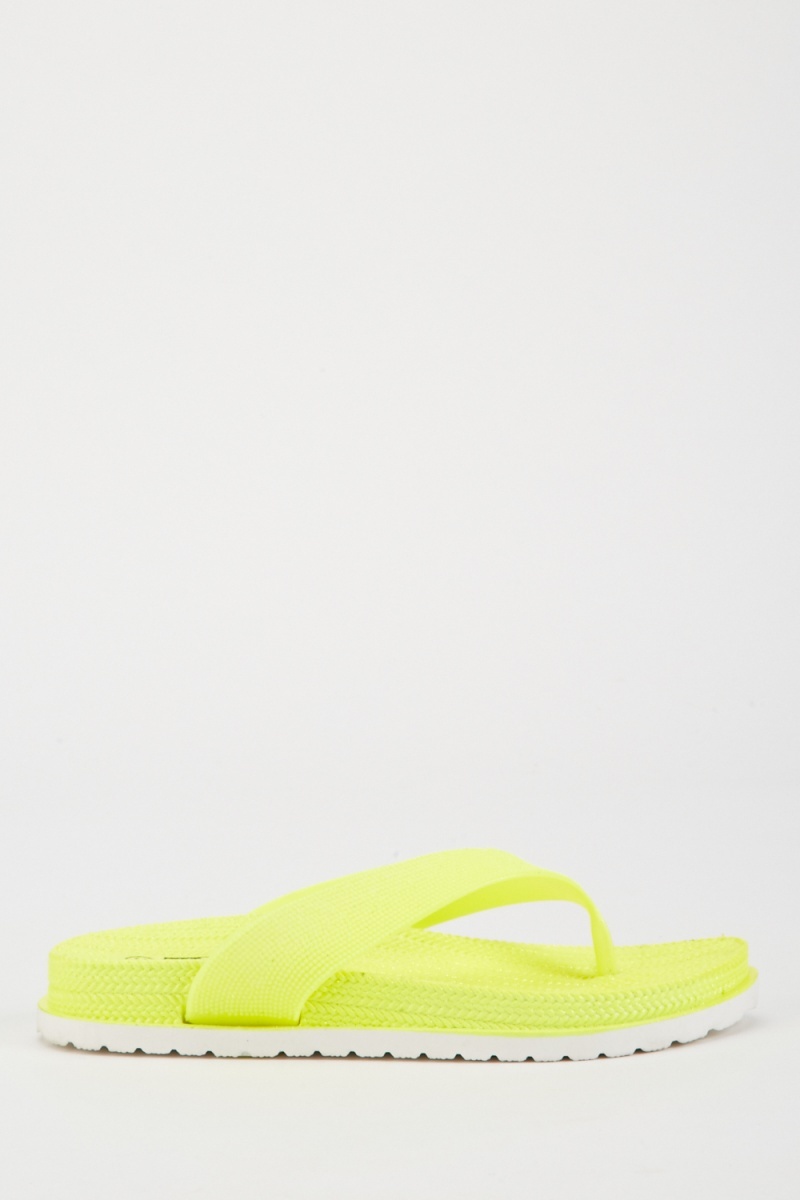 Yellow Flip Flops - Just $6
