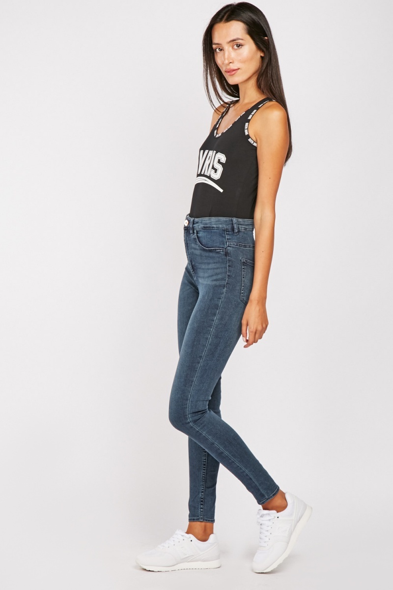 m&s super skinny high rise jeans