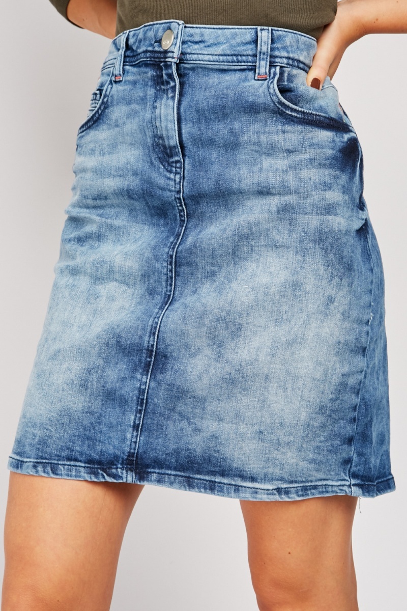 Denim Blue Skirt - Just $7