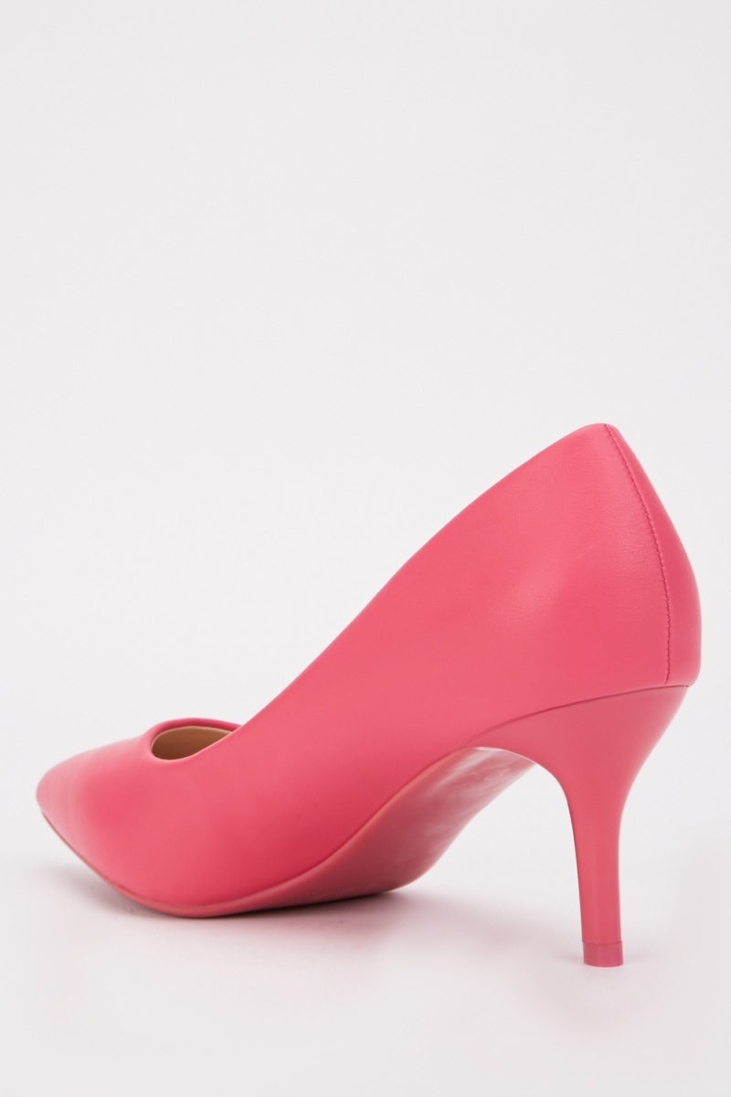 fuschia court shoe