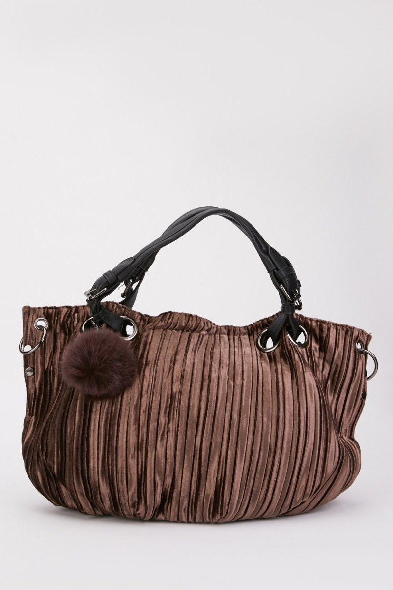 Pom Pom Trim Handbag - Just $7