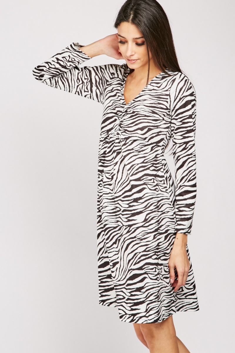 Zebra Print Mini Dress - Just $3