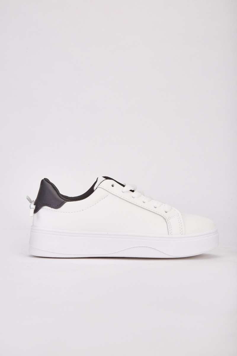 Contrasted Chunky Platform Trainers - Just $7