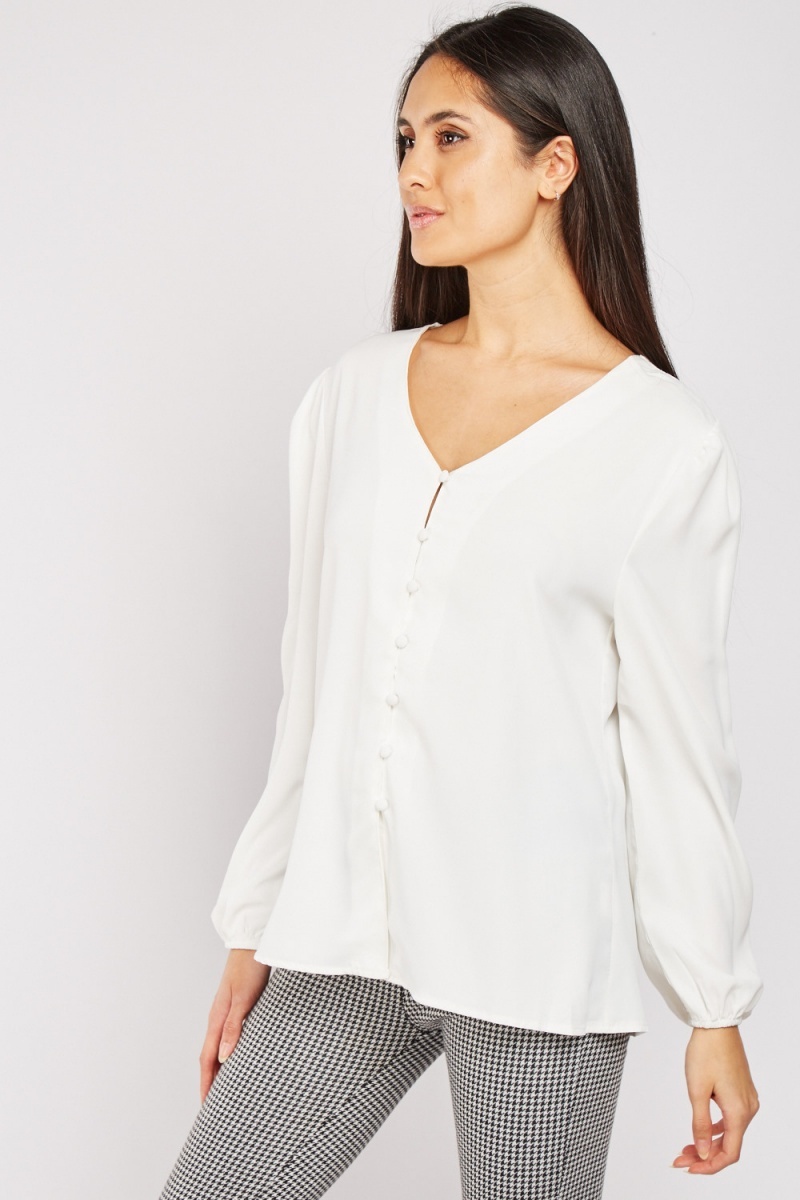 Bishop Sleeve Blouse - 5 Colours - Just $7