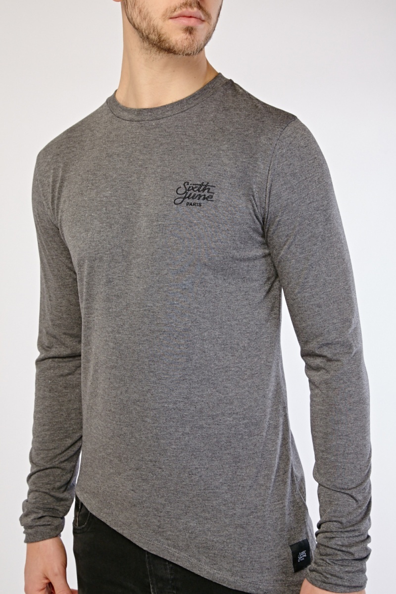 mens fitted long sleeve t shirt