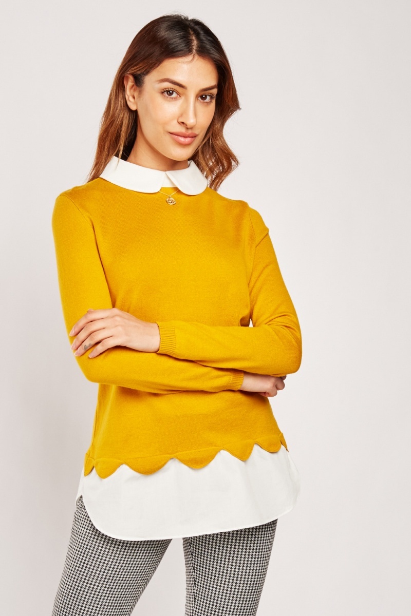 womens peter pan collar tops