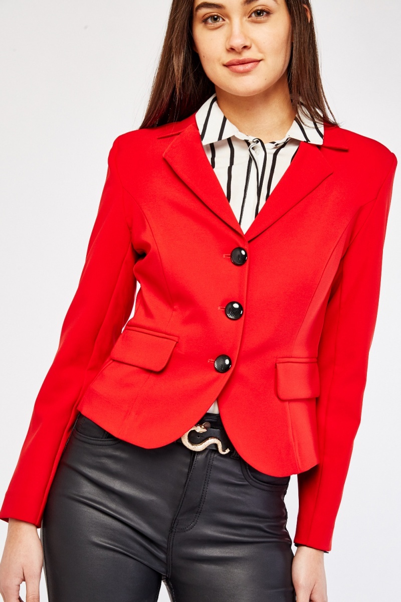 Princess Line Fitted Blazer - Just $7