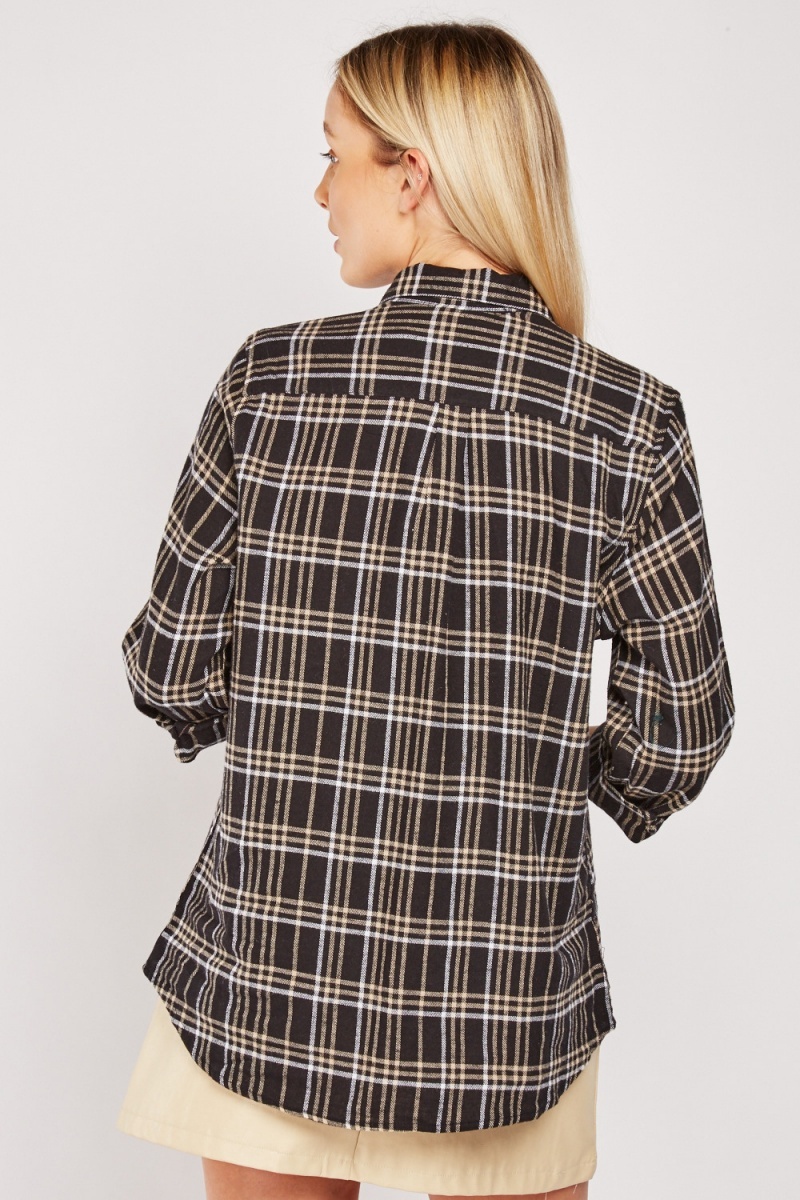 cotton on plaid shirt