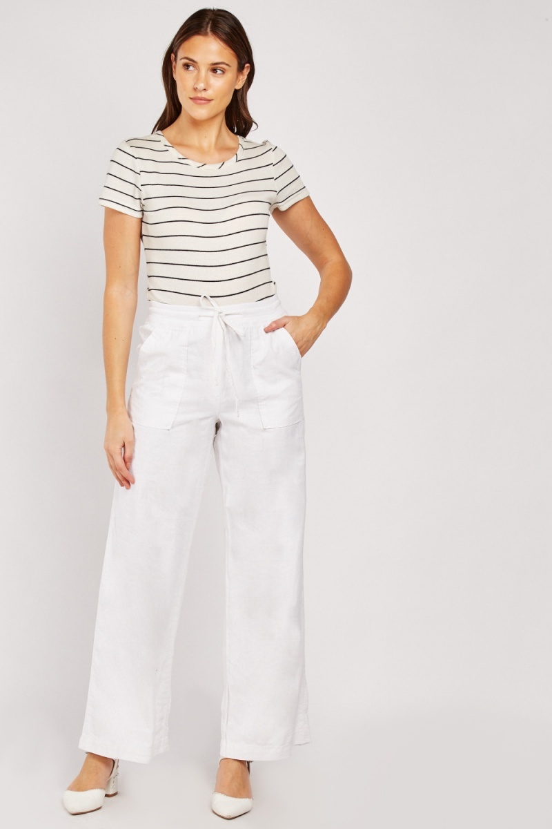 navy straight leg trousers womens