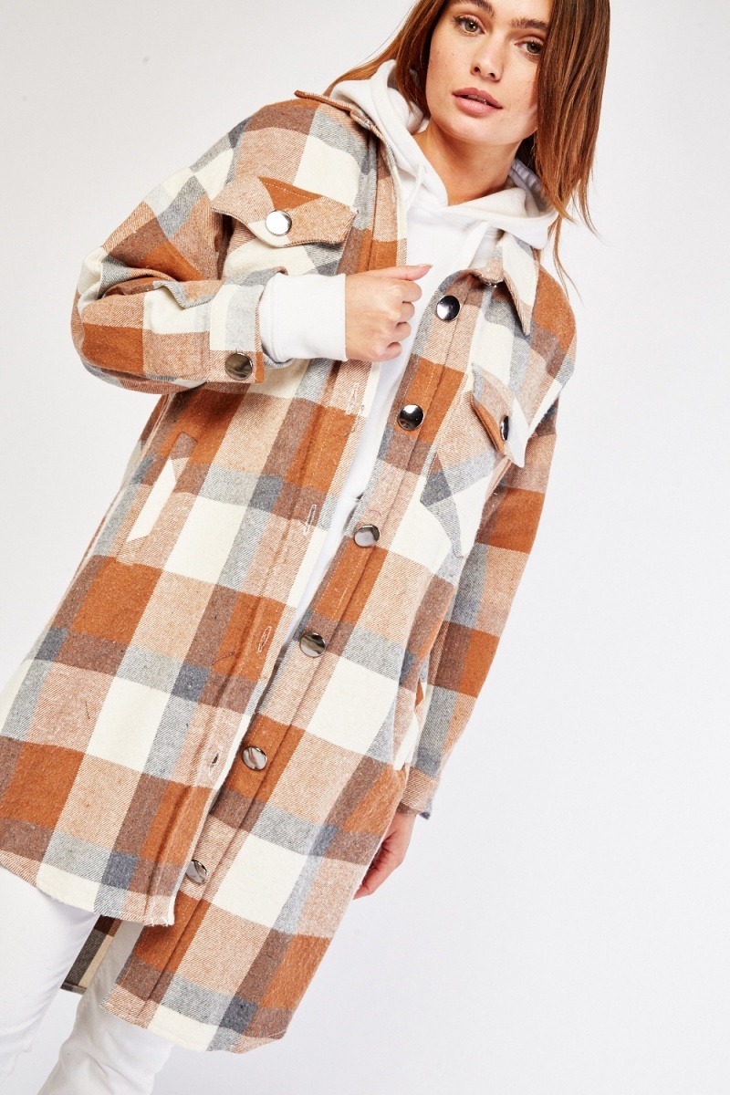 checkered overshirt