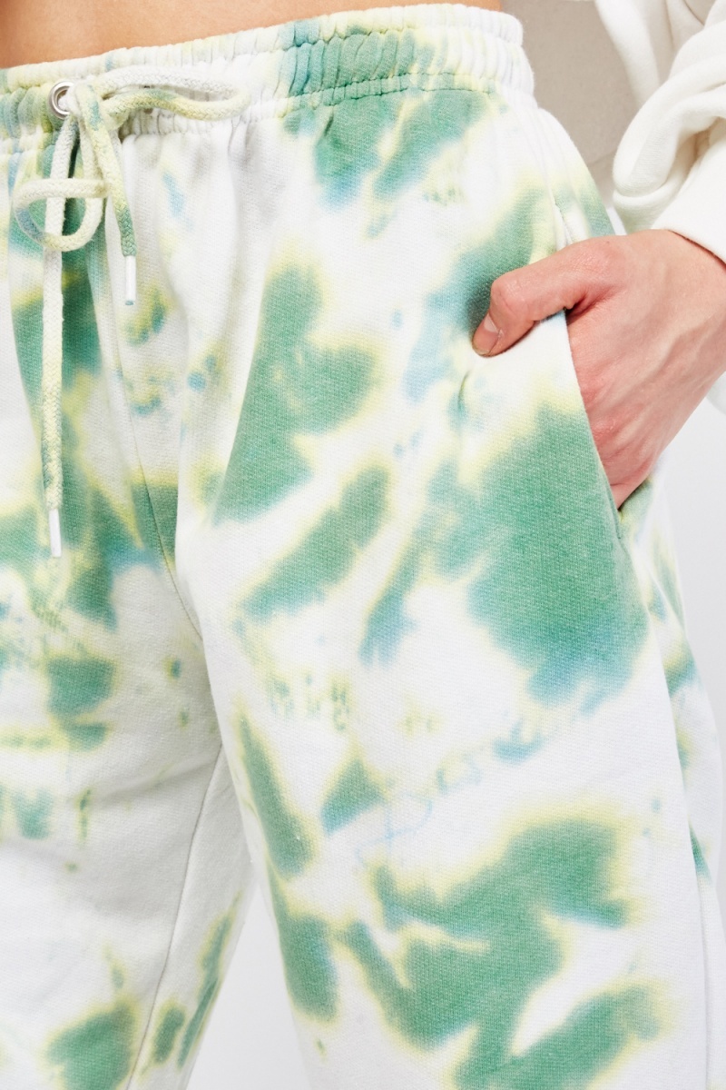 tie dye jogging bottoms