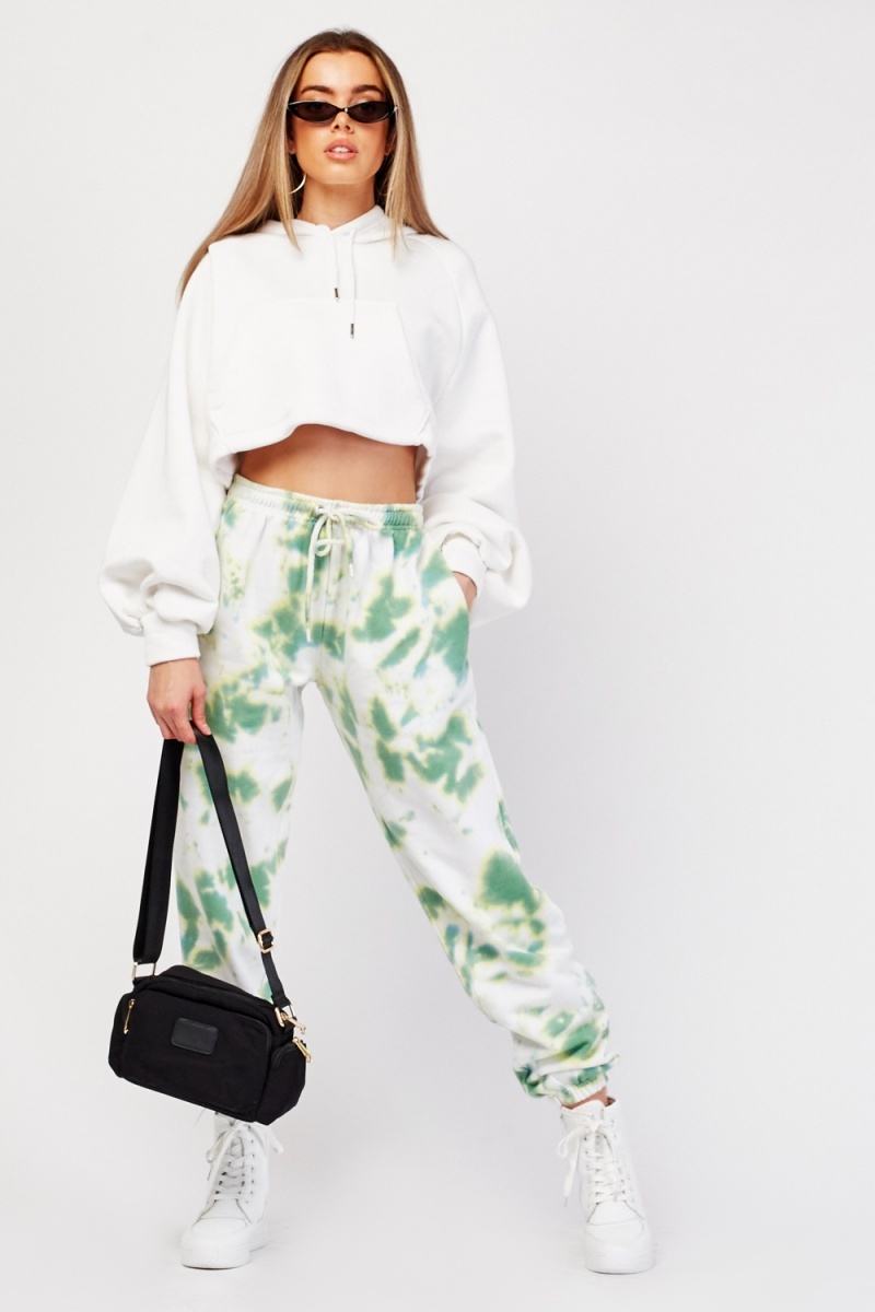 tie dye jogging bottoms