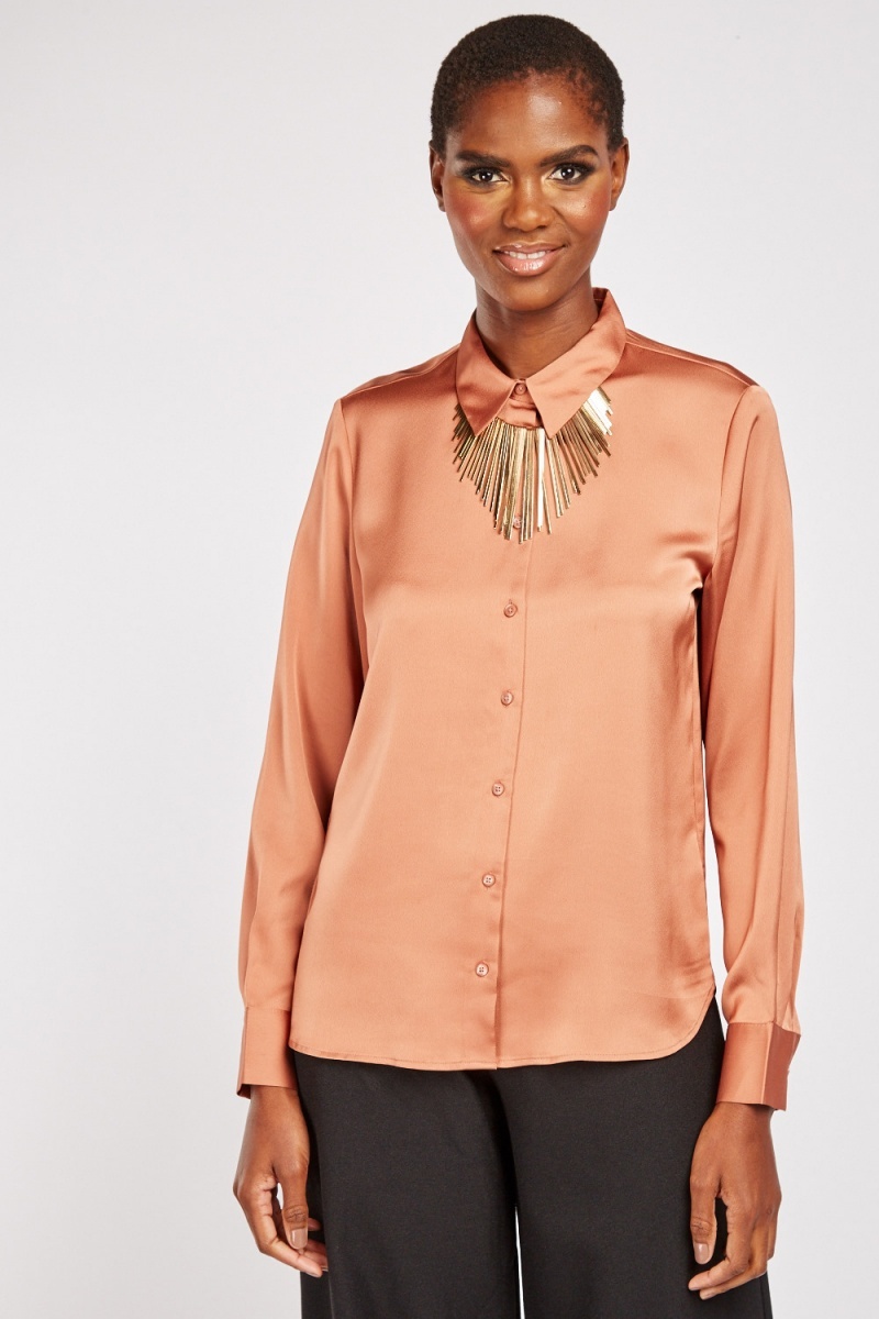 sateen shirt womens