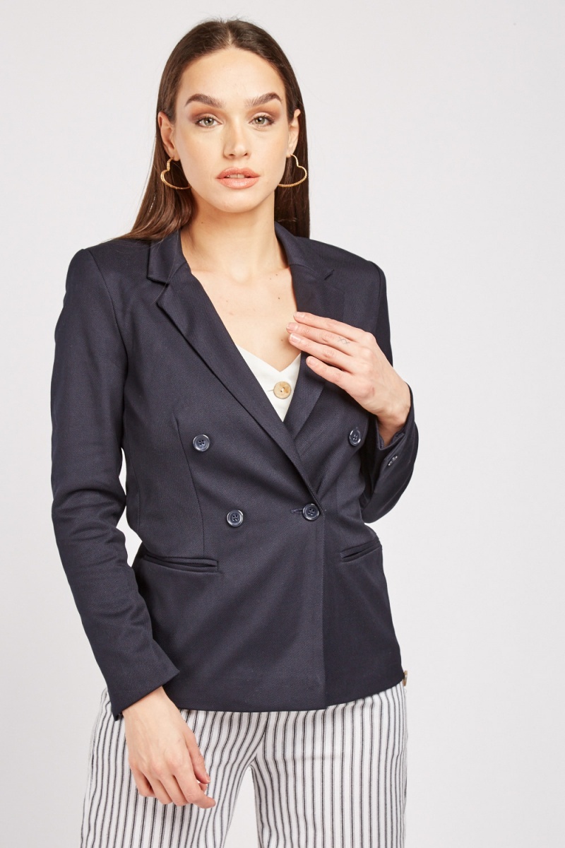 Double Breasted Navy Blazer - Just $7